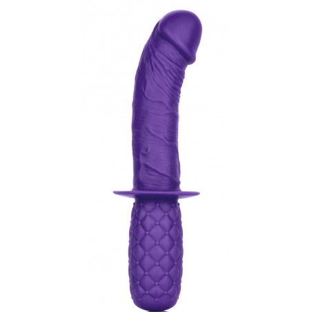 Gode Violet en Silicone Grip Thruster