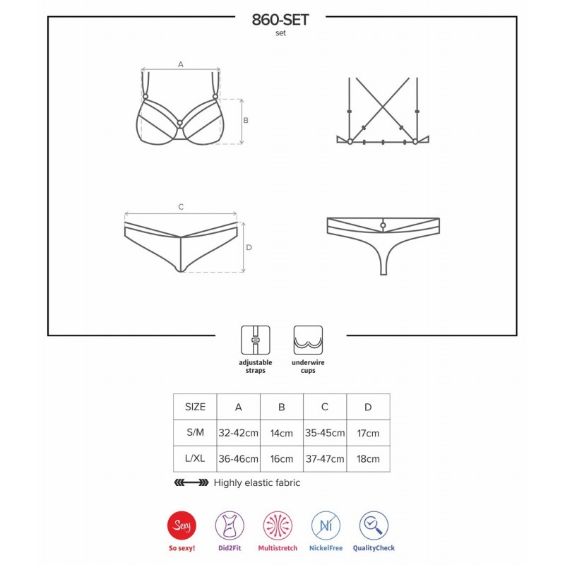 Ensemble 2 Pièces 860-SET-1 S-M