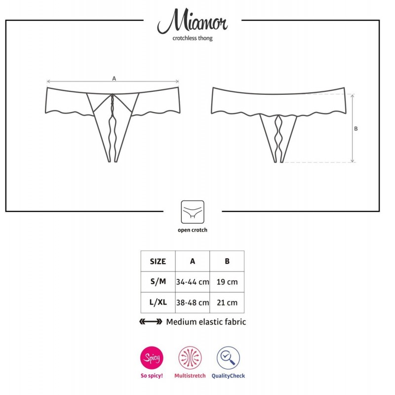 Tanga Ouvert Miamor S-M