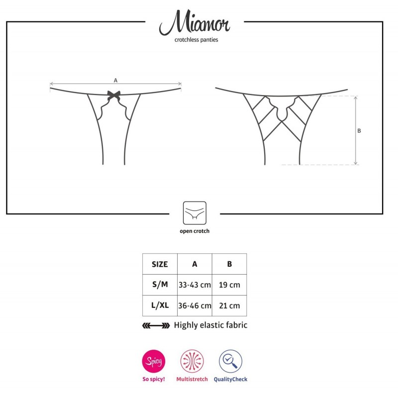 Culotte Ouverte Miamor L-XL