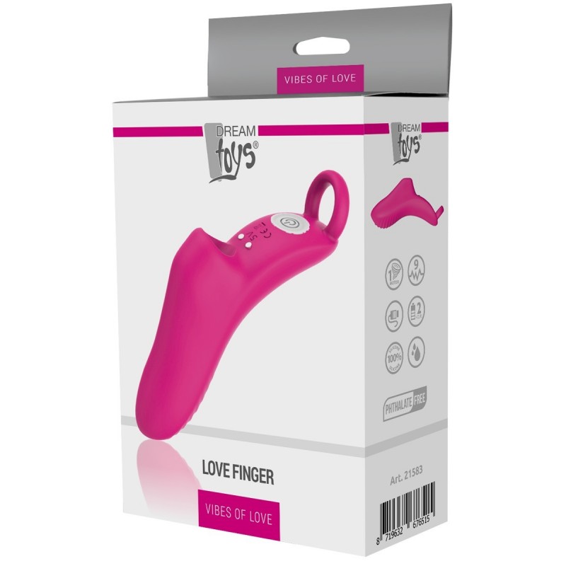 Doigt Vibrant en Silicone Love Finger