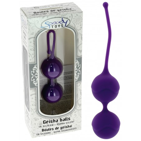 Boules de Geisha en Silicone Violet Ø 3,6 cm