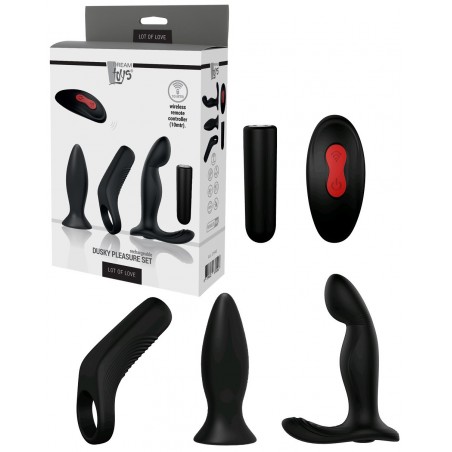 Coffret 3 Sextoys Rechargeables pour Homme Dusty Pleasure