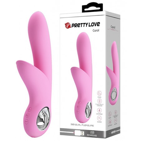 Vibromasseur Rechargeable en Silicone Carol