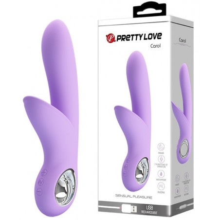 Vibromasseur Rechargeable en Silicone Carol