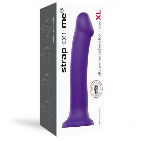 Gode Violet en Silicone Double Densité XL