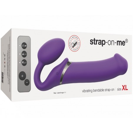 Strap-On 3 Moteurs USB Violet XL