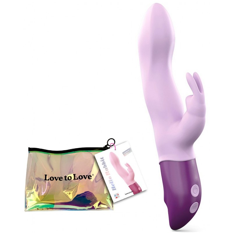 Vibromasseur Rechargeable Hello Rabbit Violet