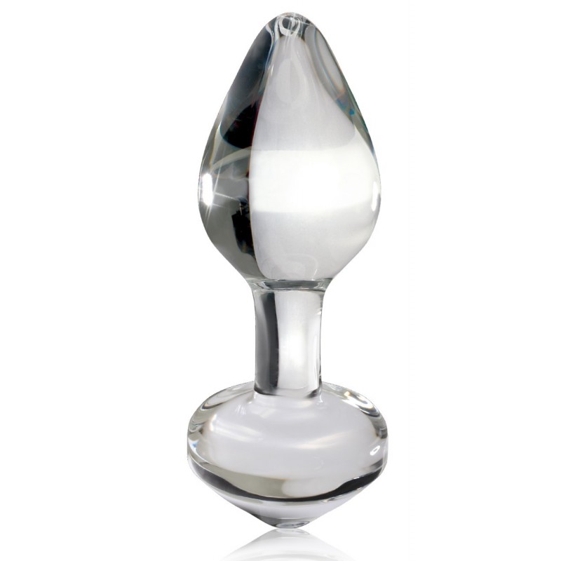 Gode anal en verre transparent Icicles No 44