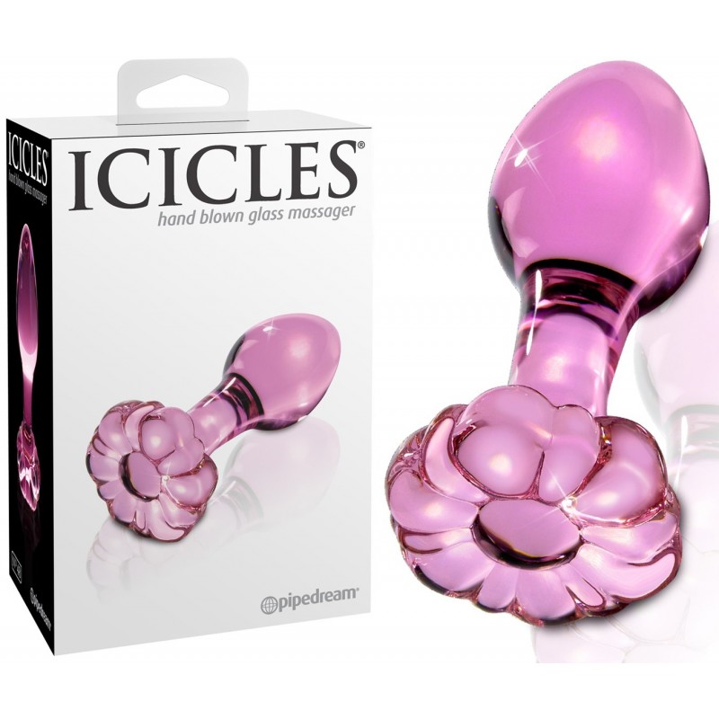 Gode anal en verre Icicles No 48