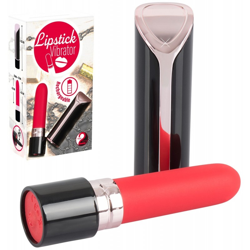 Vibromasseur Rechargeable Lipstick