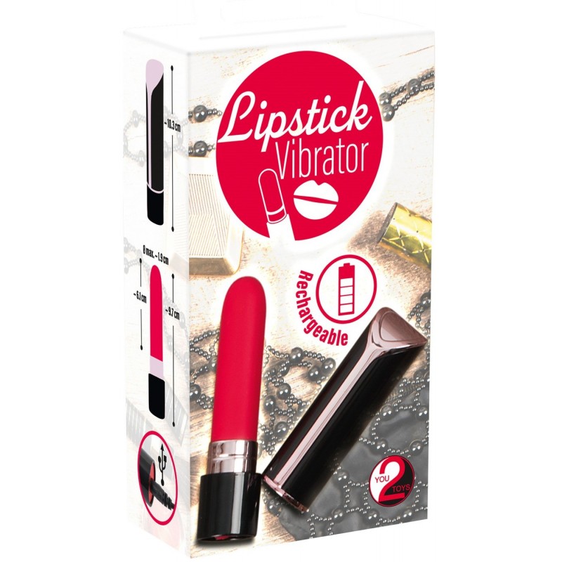 Vibromasseur Rechargeable Lipstick