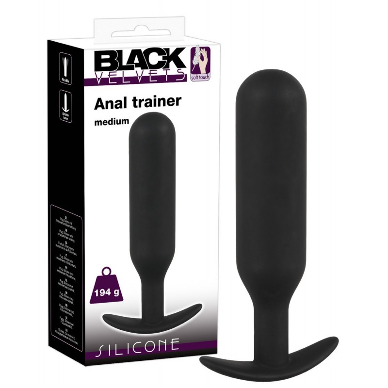 Plug Anal Trainer en Silicone 18 cm Ø 4 cm