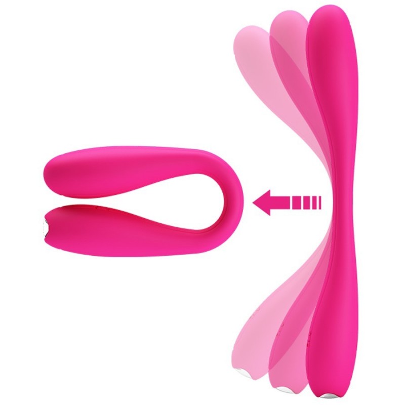 Vibromasseur Rechargeable Flexible Yedda Violet