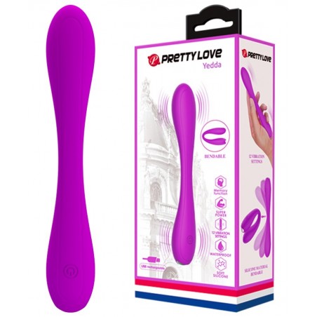 Vibromasseur Rechargeable Flexible Yedda Violet