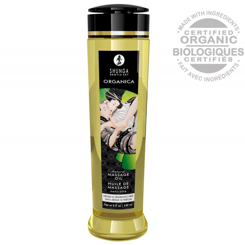 Huile de Massage Biologique Nature 240 ml