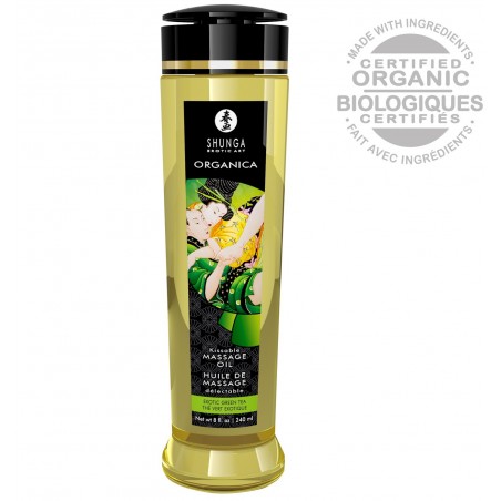 Huile de Massage Biologique Saveur Thé 240 ml
