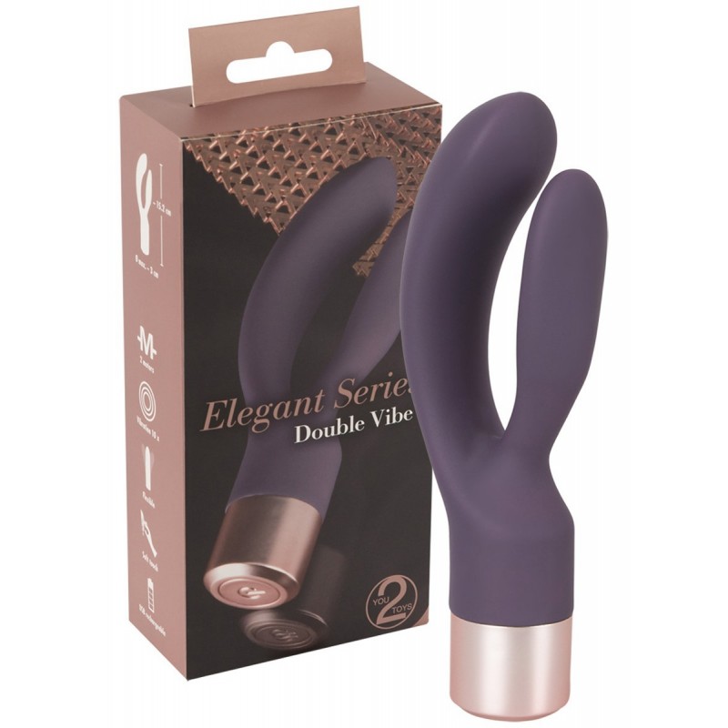 Vibromasseur Rechargeable Elegant Double