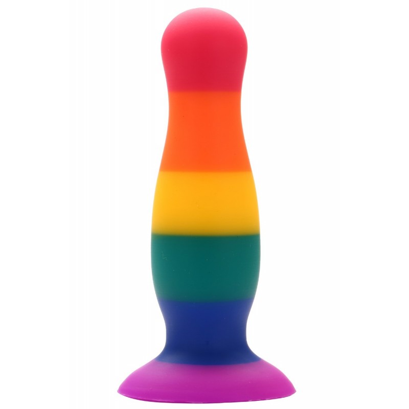 Plug Anal Avec Ventouse Pride Colourful M