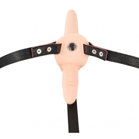 Double Gode Ceinture Vibrant Rechargeable