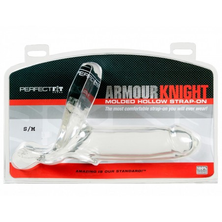 Gode Ceinture Creux Transparent Armour Knight S-M