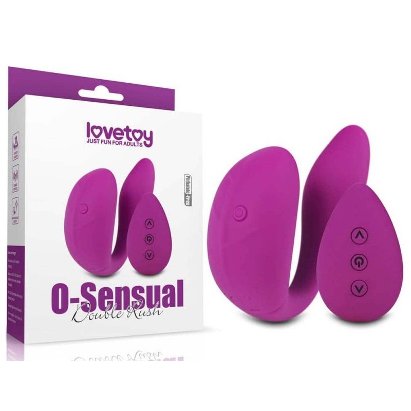 Stimulateur Rechargeable O-Sensual Double Rush