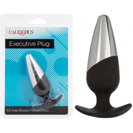 Plug Anal en Métal et Silicone 11 cm