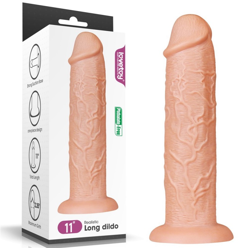 Gode Extra Large avec Ventouse 27 cm