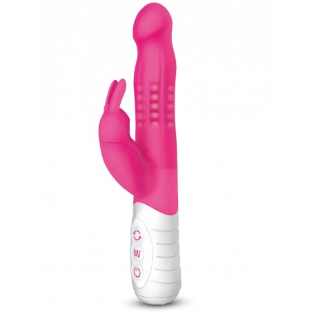 Vibromasseur USB Rabbit Slim Shaft Violet