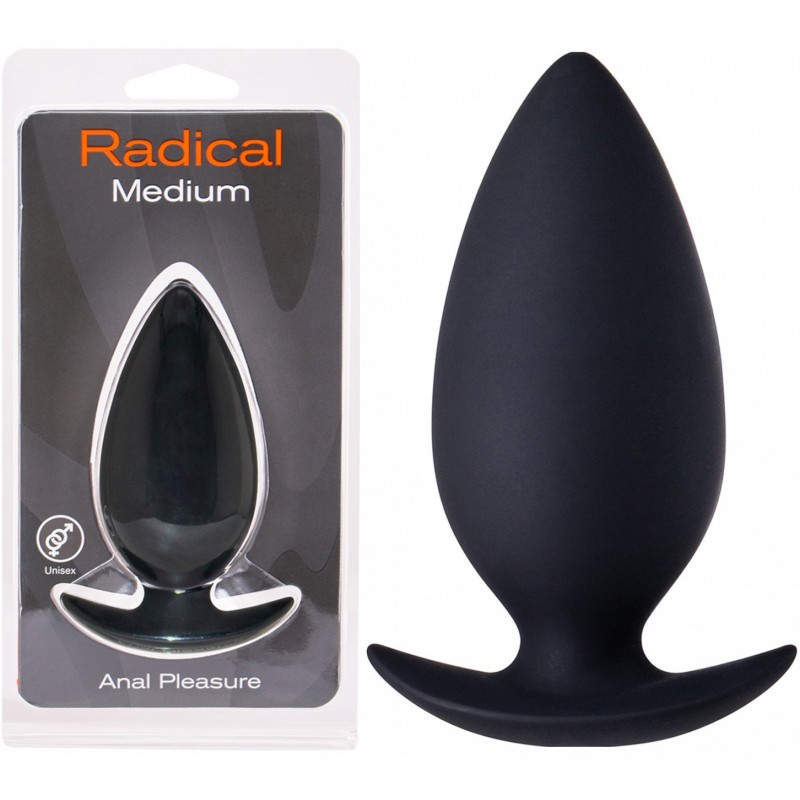 Plug Anal Radical en Silicone Medium