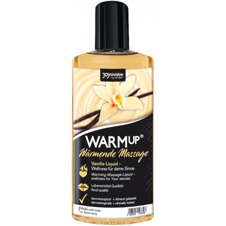 Huile chauffante comestible saveur Vanille 150 ml