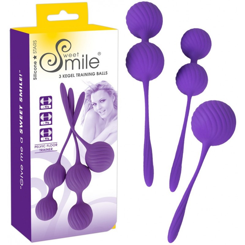 3 Boules de Geisha en Silicone Smile