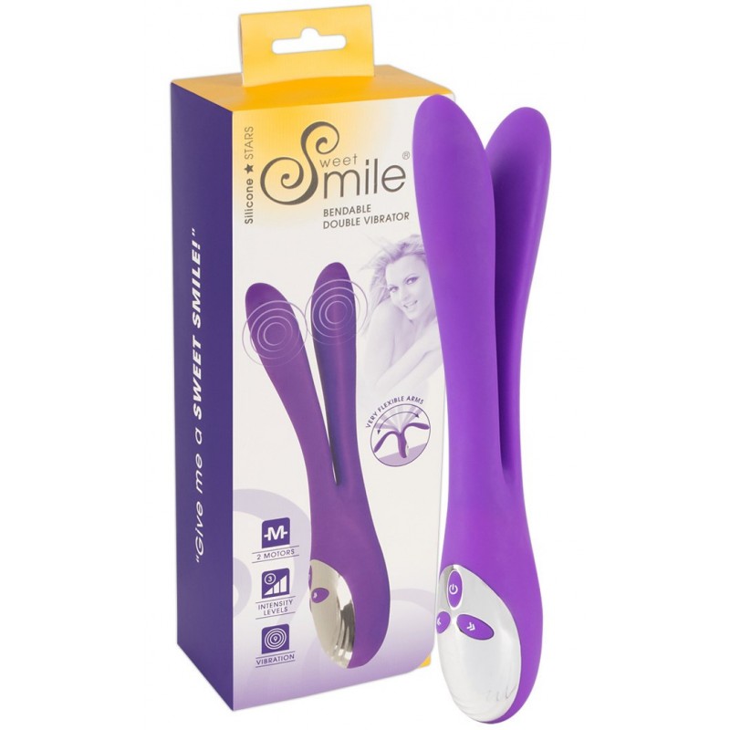 Vibromasseur Rechargeable Double Flexible Smile