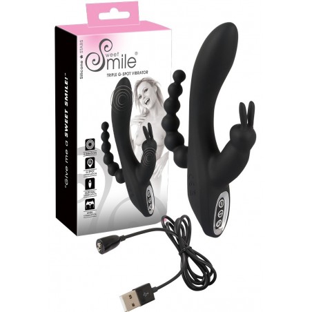 Vibromasseur Rechargeable Rabbit Triple Stimulation