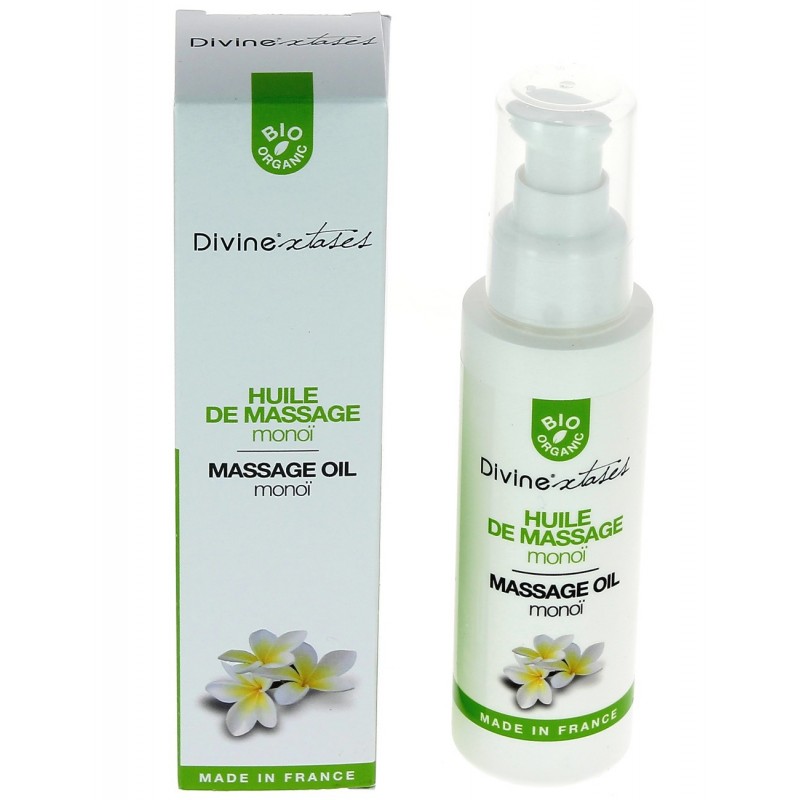 Huile de Massage Bio saveur Monoï 100 ml