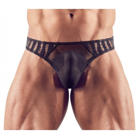 String Homme transparant a rayures S