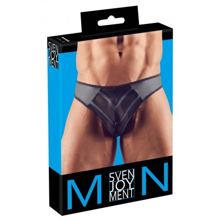 Tanga Homme Transparant a Rayures L