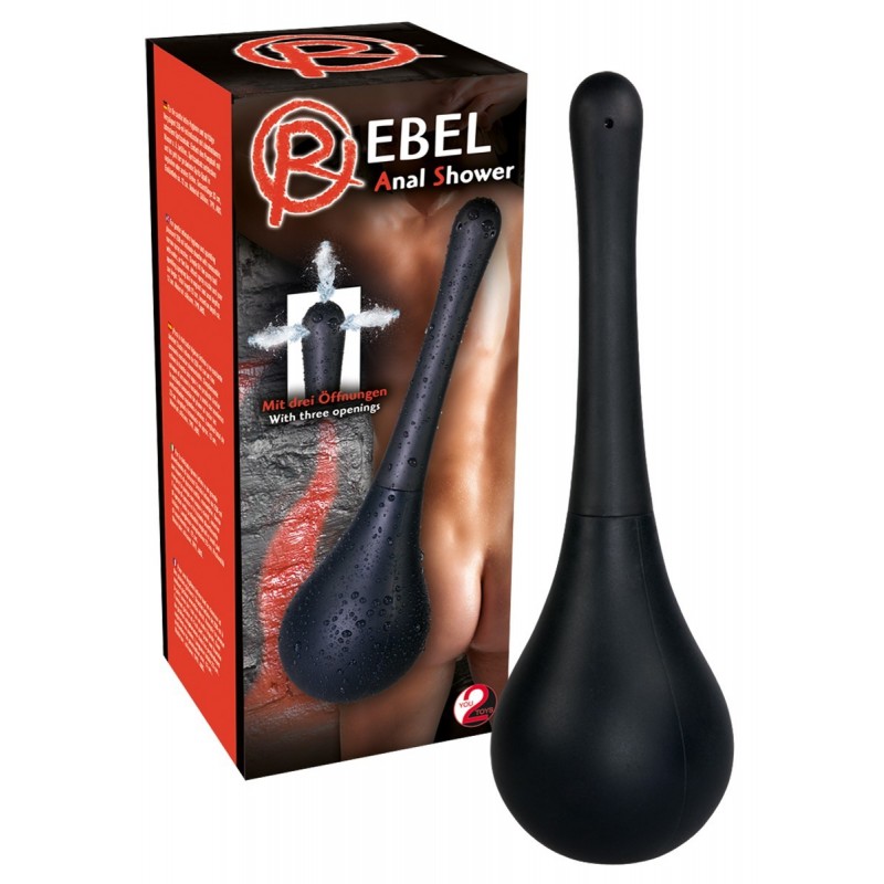 Poire à lavement en silicone Rebel Shower