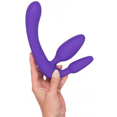 Gode triple Teaser 100% silicone