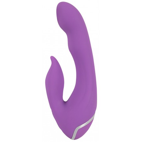 Vibromasseur ergonomique en silicone Purple Vibe