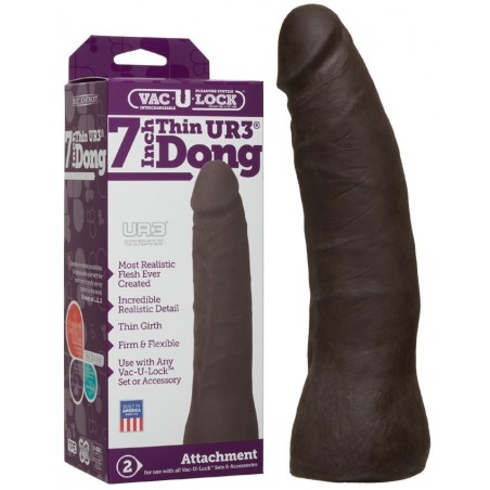 Gode Latino Vac-U-Lock Thin Dong en UR3