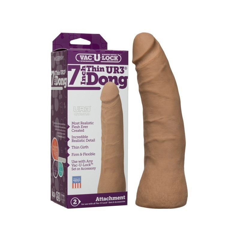 Gode Latino Vac-U-Lock Thin Dong en UR3