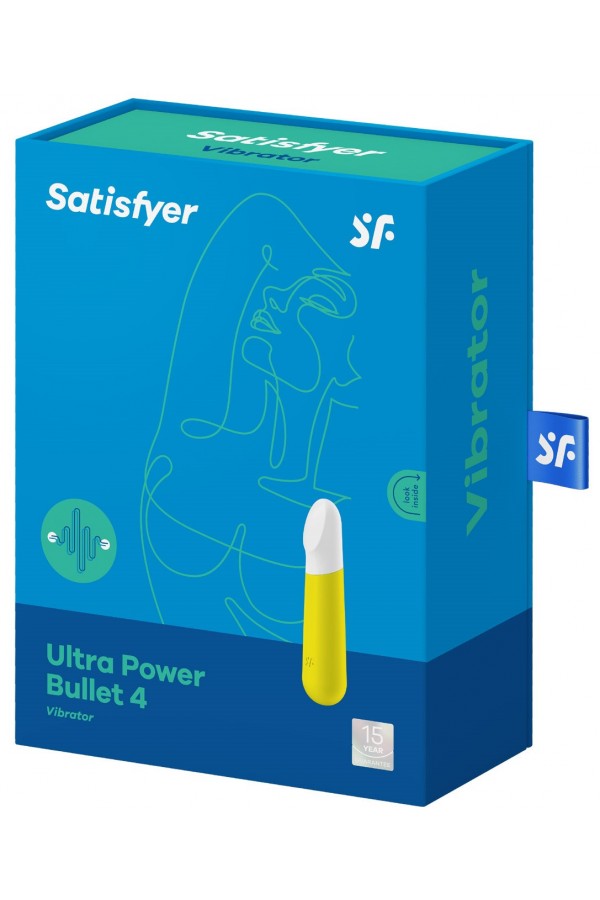 Stimulateur Clitoridien USB Ultra Power Bullet 4 Jaune