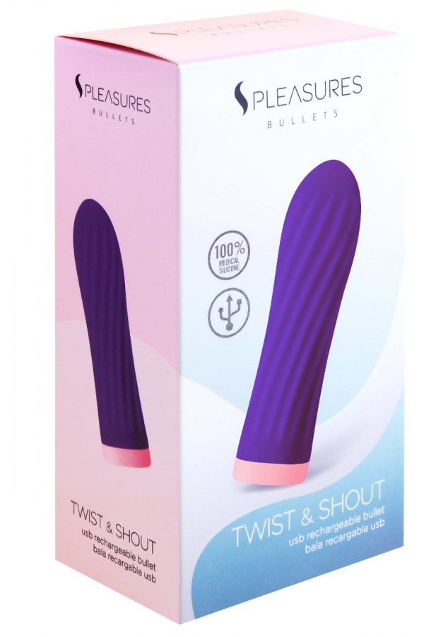 Stimulateur Clitoridien USB Twist & Shout Violet