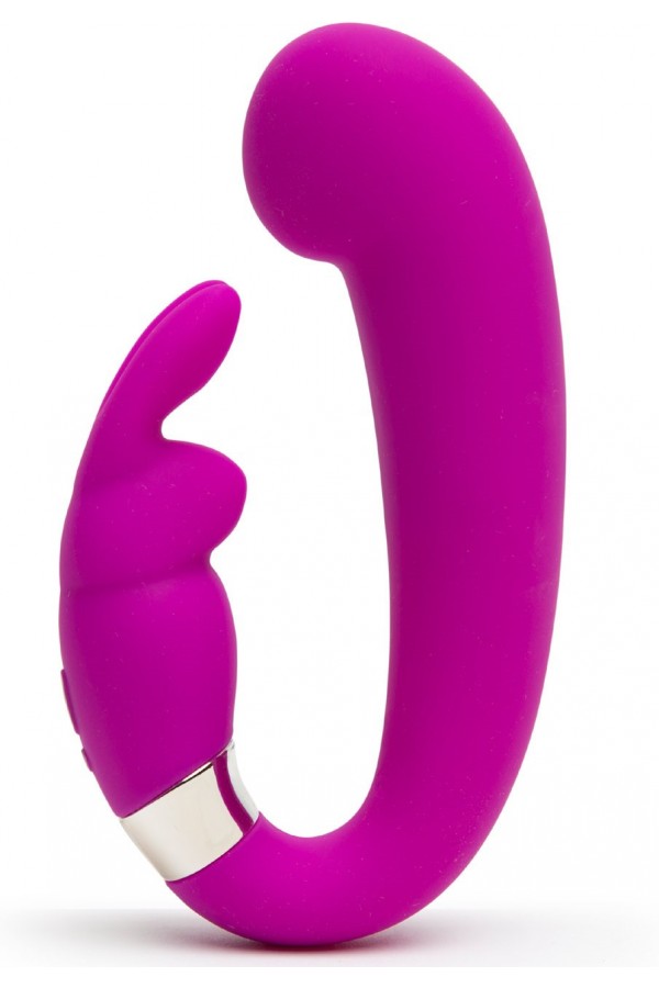 Vibromasseur Triple Stimulation USB Happy Rabbit