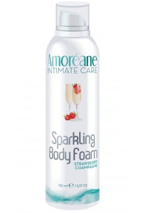 Mousse de Massage Saveur Fraise Vin Pétillant 150 ml