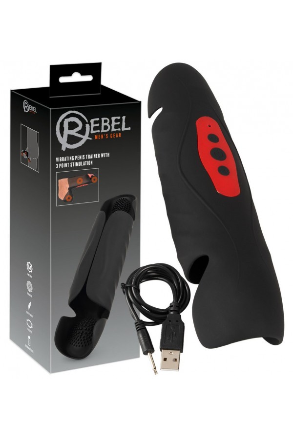 Masturbateur Rechargeable Rebel Triple Stimulation