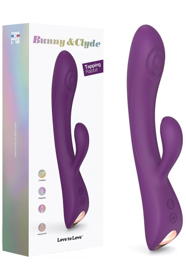 Vibromasseur Rechargeable Bunny & Clyde Violet