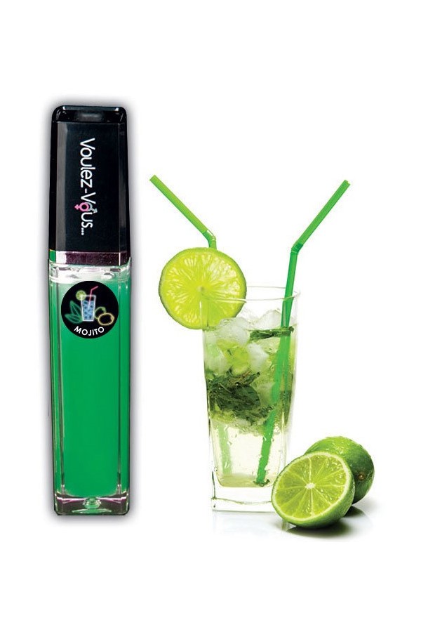 Gloss lumineux à effet chaud froid Saveur Mojito 10 ml