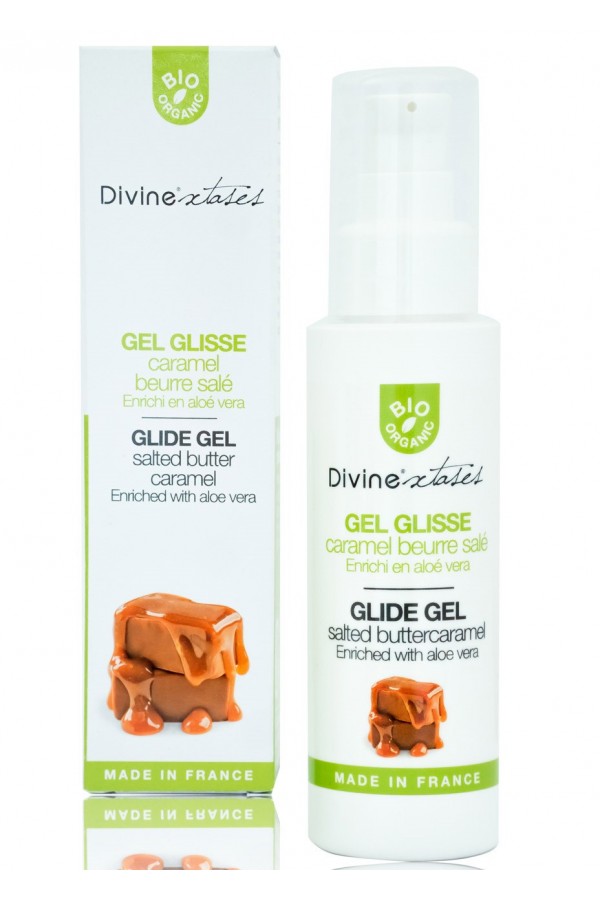 Gel Glisse Bio Saveur Caramel Beurre Salé 100 ml